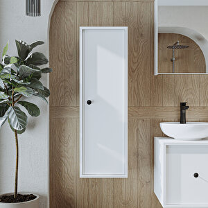 Roomart Banyo Dolabı Mat Mdf 110 X 35 Cm Banyo Boy Dolabı
