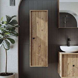 Roomart Banyo Dolabı Mat Mdf 110 X 35 Cm Banyo Boy Dolabı