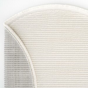 Cool Halı Vetrina 3601 Krem Yumuşak Doku Halı Kilim Salon Mutfak Kesme Yolluk Yuvarlak Makine Halısı