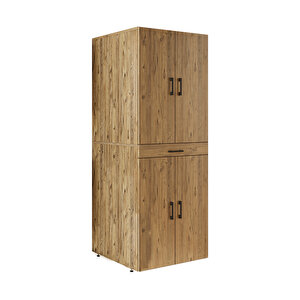 Roomart Banyo Dolabı Kapaklı Çamaşır Ve Kurutma Makinesi Dolabı 70x185 Cm