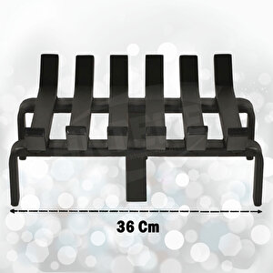 Şömine Izgarası 6 Çubuklu 36 Cm X 32 Cm Ekstra Dar Gözlü Izgara