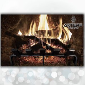 Şömine Izgarası 8 Çubuklu 48 Cm X 32 Cm Ekstra Dar Gözlü Izgara
