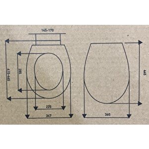 Serel Basic Kanalsız 52 Cm Asma Klozet+serel Anemon Pp Thermoplast Yavaş Kapanan Klozet Kapağı