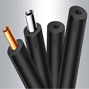 Kauçuk Boru İzolasyonu 1/2" İç Çap 22mm, 13mm Kalınlık, 2mt Boru Kılıfı