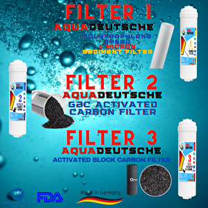 Aqua Deutsche Plus Kirmizi-beyaz 12 Li̇tre 7 Fi̇li̇tre 14 Aşama Pompali Ücretsi̇z Montajli Su Aritma Ci̇hazi
