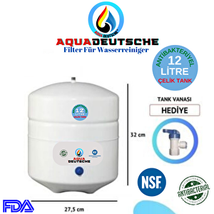 Aqua Deutsche Plus Kirmizi-beyaz 12 Li̇tre 7 Fi̇li̇tre 14 Aşama Pompali Ücretsi̇z Montajli Su Aritma Ci̇hazi