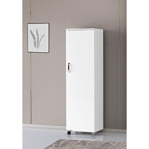 Buket Çok Amaçlı Kiler Erzak Dolabı 45x42x160cm Kurulu Beyaz
