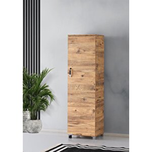 Buket Çok Amaçlı Kiler Erzak Dolabı 45x42x160cm Kurulu Ceviz