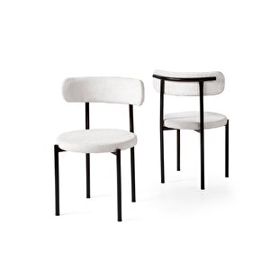 Alfa Metal Mutfak Sandalyesi 2 Li Set Krem