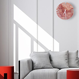 Jumeax Derry Red Traverten Duvar Saati