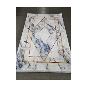 Halıcı Mustafa Mdl-874 Gold Deri Taban Dijital Baskı Halı Salon Oturma Odası Halısı 160x230 cm