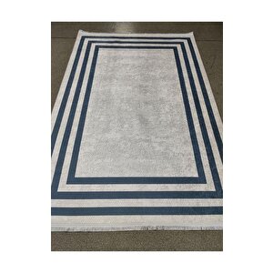 Halıcı Mustafa Mdl-761 Gri Deri Taban Dijital Baskı Halı Salon Oturma Odası Halısı 180x250 cm