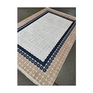 Halıcı Mustafa Mdl-867 Vizon Deri Taban Dijital Baskı Halı Salon Oturma Odası Halısı 160x230 cm