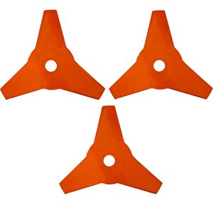 Üçlü Plastik Tırpan Bıçağı 255mm 3 Adet
