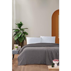 Macar Tek Kişilik Pike Pamuklu Yatak Örtüsü 170x230