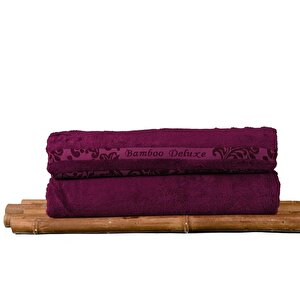Bambu Havlu, %100 Organik, Bambu, Havlu Seti, 50x90 Cm - 6'lı Paket, Premium, Ultra Yumuşak, Dekoratif