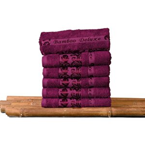 Bambu Havlu, %100 Organik, Bambu, Havlu Seti, 50x90 Cm - 6'lı Paket, Premium, Ultra Yumuşak, Dekoratif