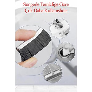 Brush | 2'li İnce Derz Pencere Köşe Mutfak Banyo Lavabo Detaylı Temizlik Fırçası