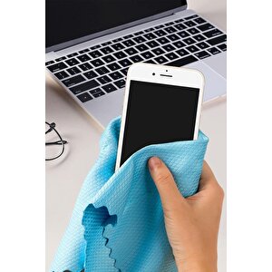 Clean | Microfiber 40x40 Cm 10'lu Baklava Desen Cam Temizlik Bezi