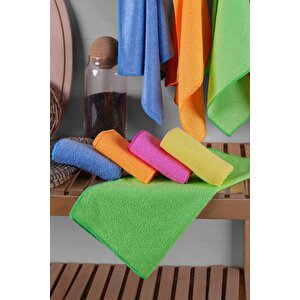 Terry | Microfiber 10'lu 40x40 Mutfak Yer Banyo Temizleme Bezi