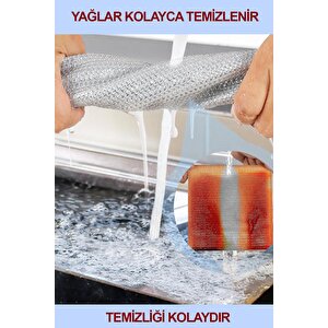 Dish | 10''lu İnox Çift Katmanlı Çizmez Paslanmaz Yeni Nesil Çok Amaçlı Bulaşık Teli Çelik Ovalama Teli