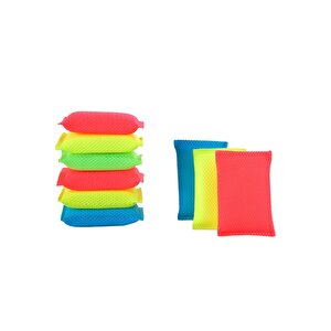 Sponge | Petek Dokulu Renkli 9'lu Sihirli Bulaşık Süngeri