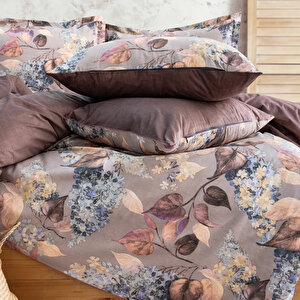 Home Premium Comfort Çift Kişilik Nevresim Takımı 6 Parça-mor