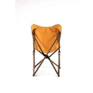 Ahşap Katlanır Masa Sandalye Seti Antrasit Iskelet Hardal Kılıf -70x70x55 Masa