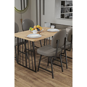 Star Yemek Masası 4 Stil Sandalyeli Takım 1265