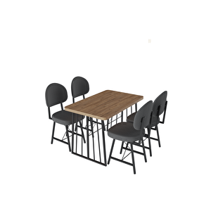 Star Yemek Masası 4 Stil Sandalyeli Takım 1265