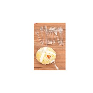 Plastik Çatal 12 Adet  Tekrar Kullanılabilir Parti,düğün Yemek Kaşık