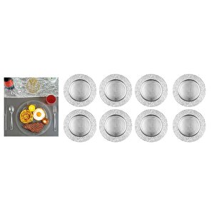 Cam Çeyiz Yemek Servis Tabak Set