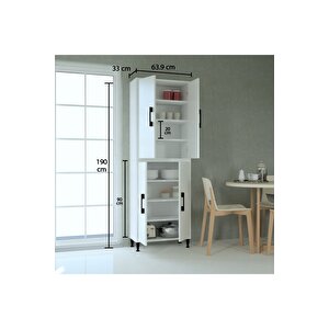 Çınar Çift Katlı Banyo Dolabı