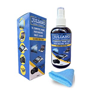 Tv Ekran Temizleme Spreyi Mikrofiber Temizleyici Bez Hediye 150 Ml