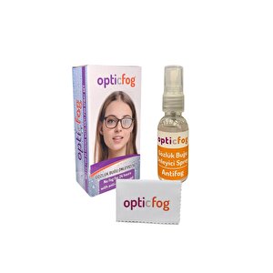 Gözlük Buğu-buhar Önleyici Antifog Set 30 Ml + Gözlük Dezenfektan Temizleme Seti