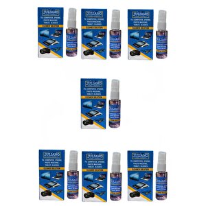 7 Adet - Gözlük, Telefon, Ekran, Laptop, Tablet, Televizyon, Temizlik Seti – 30 Ml Temizleyici