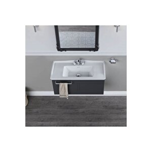 Cerastyle Kapadokya 100 Cm Etajerli Lavabo