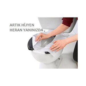 Klozet Kapak Örtüsü+palex Çelik Klozet Kapak Örtü Dispenseri İkili Set-3802-2