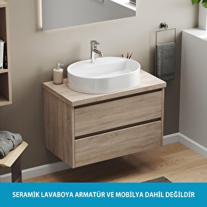 Bianzo Lavabo 55x 42 Cm. Beyaz
