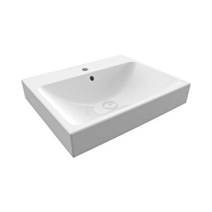 Scala 60 Cm Tezgah Üstü Lavabo Parlak Beyaz