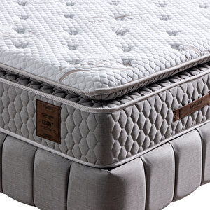 Kuartz Pedli Ortopedik Yaylı Yatak 140x190 cm