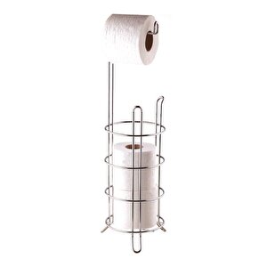 Suntel Mg-093 Ayaklı Yedekli Wc Kağıtlık Siyah