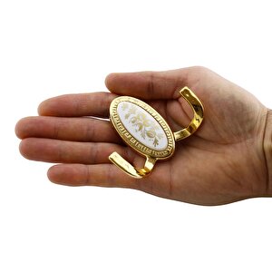 Duvar Vestiyer Askısı Metal Dolap Elbise Havlu Askılığı Gold Askı askılık