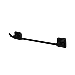 Banyo Aksesuarları Aqua Düz Havluluk Sıyah 653312b