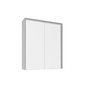 Meta 71 Cm Ayna Kapaklı Ü. Dolap Light Grey Kb300001 Beyaz