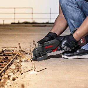 Kress Kuh04 20volt 4.0ah. Li-ion Çift Akülü 125mm Kömürsüz Profesyonel Şarjlı Devir Ayarlı Alttan Tetikli Avuç Taşlama