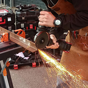 Kress Kuh10.2 20volt 4.0ah. Li-ion Çift Akülü 125mm Kömürsüz Profesyonel Şarjlı Devir Ayarlı Avuç Taşlama