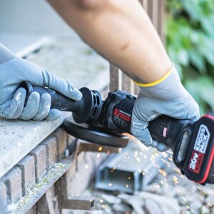 Kress Kuh02.91 20volt 115mm Kömürsüz Profesyonel Şarjlı Devir Ayarlı Avuç Taşlama (akü Dahil Değildir)