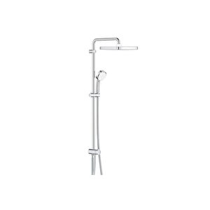 Tempesta System 250 Kare Duvara Monte Duş Sistemi, Yön Değiştiricili, Krom-beyaz 26694000