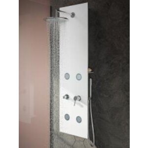 Vitra Origin Duş Sistemi A45804 Masajlı - Beyaz Cam - Krom